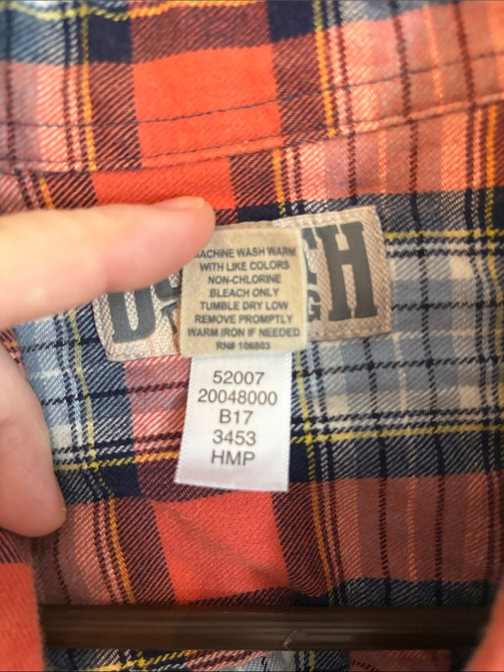 Duluth Trading Company Cotton Flannel button down shirt - Picture 3 of 7
